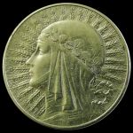 1932 bz - Głowa kobiety - 10 złotych