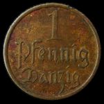 1937 - 1 Pfennig Danzig