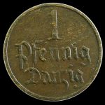 1923 - 1 Pfennig Danzig