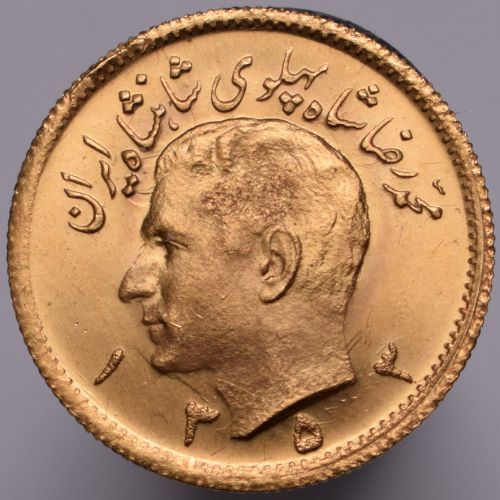 1974 Iran Mohammad Reza Pahlavi – 1/2 Pahlavi