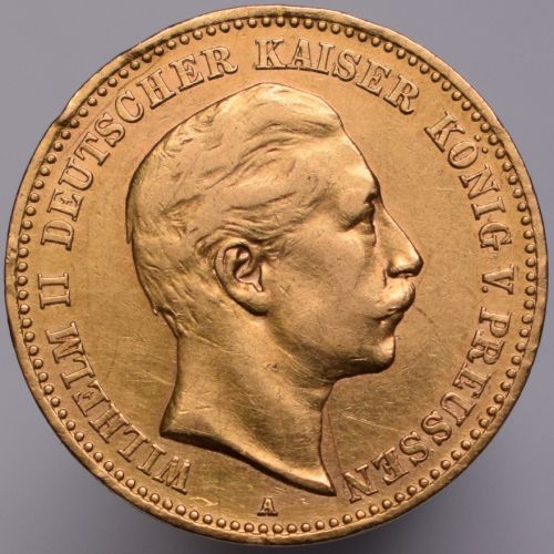 1904 Deutschland Preußen Wilhelm II. - 10 Mark