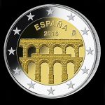 2016 - Akwedukt w Segowii - 2 euro - Hiszpania