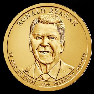2016 $1 RONALD REAGAN  - D
