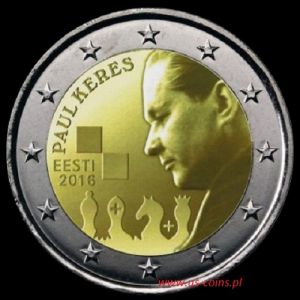 2016 - Estonia - Paul Keres 2 euro