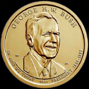 2020 $1 GEORGE H. W. BUSH  - D