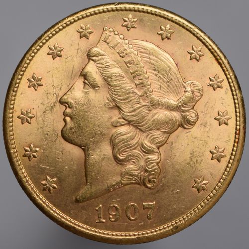 1907 USA Głowa $20 - 20 dolarów