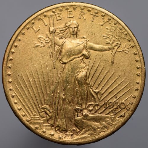 1910 S USA Statua Saint Gaudens $20 - 20 dolarów
