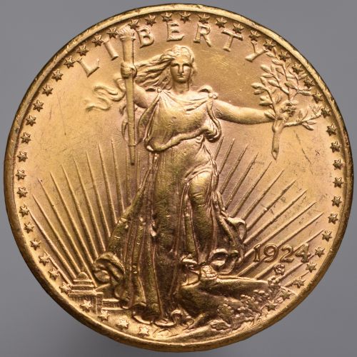 1924 USA Statua Saint Gaudens $20 - 20 dolarów