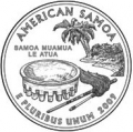 25c AMERICAN SAMOA - D
