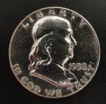 1958 D - FRANKLIN - HALF DOLLAR