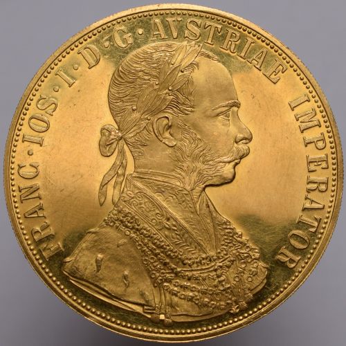 1915 Austria Franz Joseph I - 4 ducats