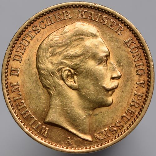 1910 Deutschland Preußen Wilhelm II. - 20 Mark