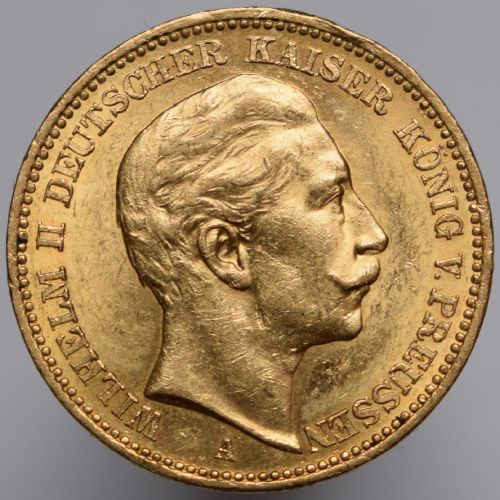 1906 Deutschland Preußen Wilhelm II. - 20 Mark